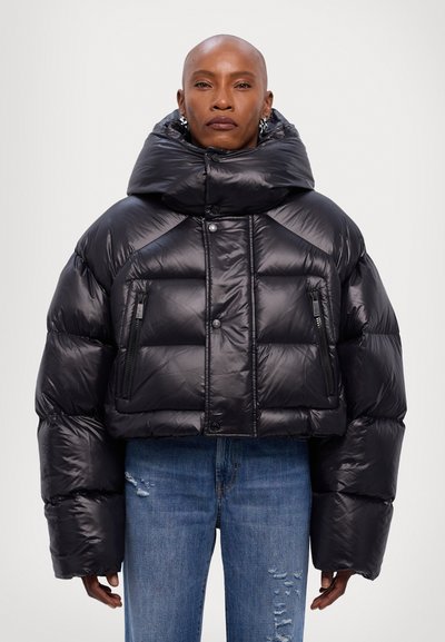 DSQUARED2 ICON PUFFER KABAN - Bunda z prachového peří - black