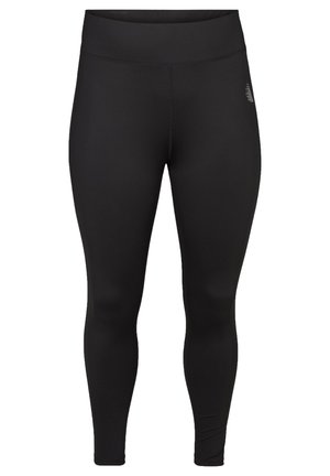 Active by Zizzi Leggings - Trousers - black