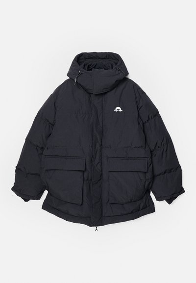 MARINE SERRE SPORT PUFFER COAT UNISEX - Téli dzseki - black