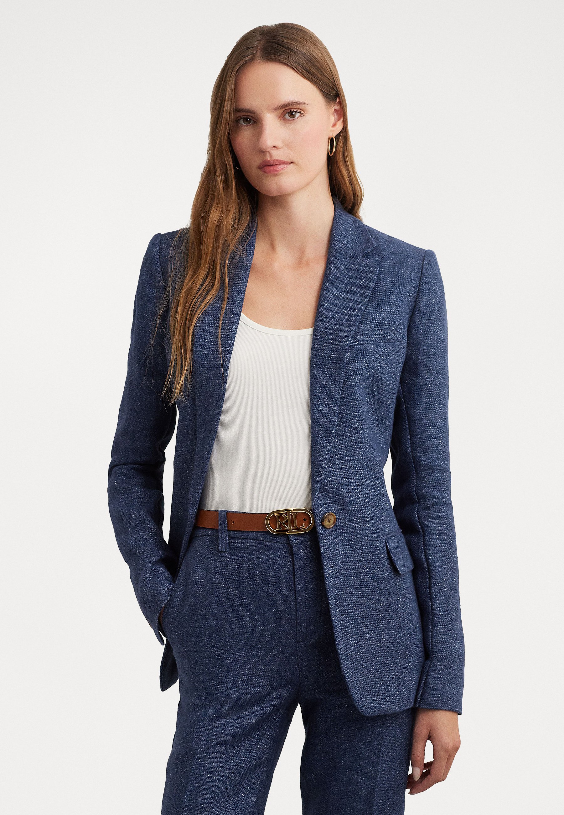 Blazer Noir Stretch Chic Dieter Heupel - Taille 40 - Occasion En Très Bon état - Modèle JE219