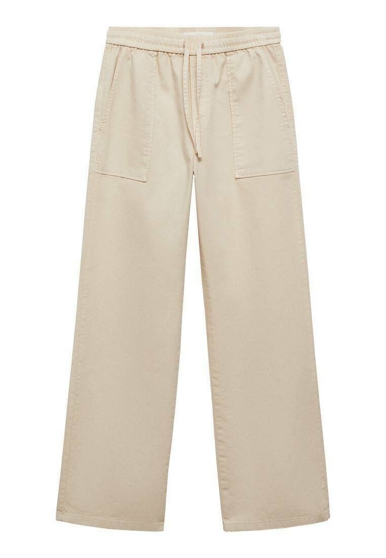 Mango Broek crème Mango Broek crème