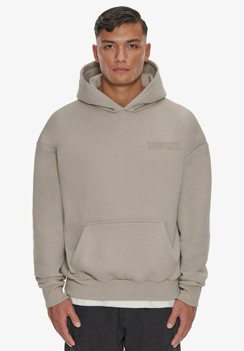 Dropsize - HEAVY HD PRINT  - Kapuzenpullover - silvergrey, Vergrößern