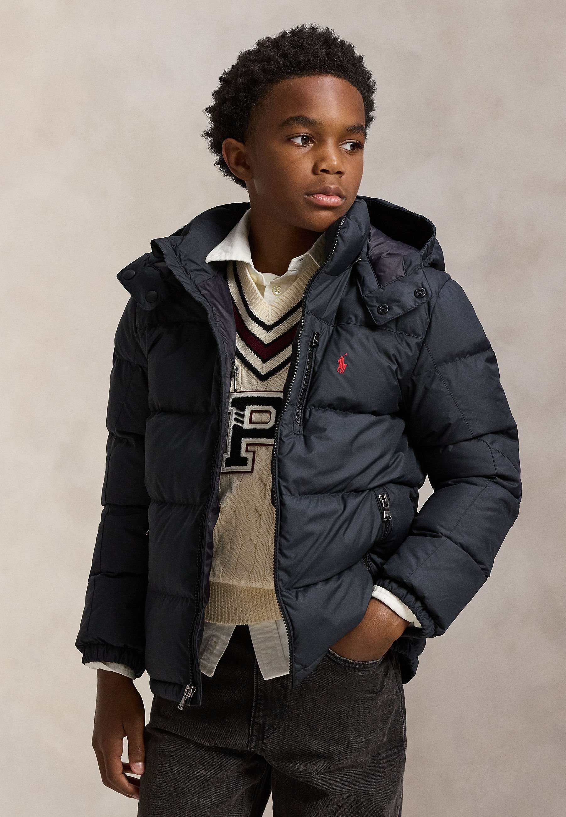 Polo Ralph Lauren THE GORHAM DOWN HOODED JACKET 7-14Y - Down