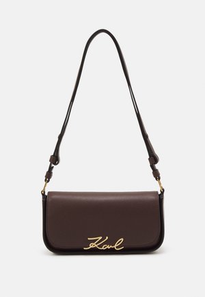 SIGNATURE - Handbag - dark chocolate