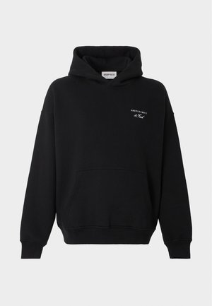 Abercrombie & Fitch, SCRIPT TREND CASUAL LOGO - Φούτερ με κουκούλα - black