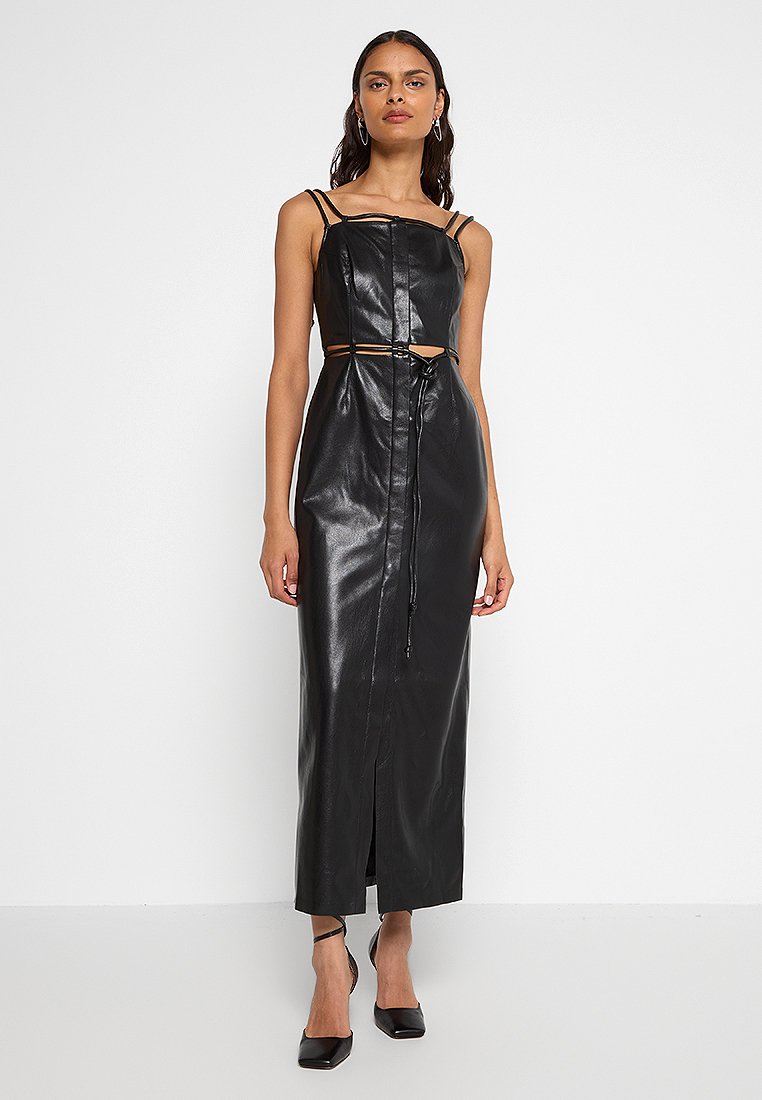 Nanushka Maxi-jurk zwart