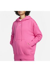 Nike Sportswear HOODIE - Camisola - pinksicle/sail