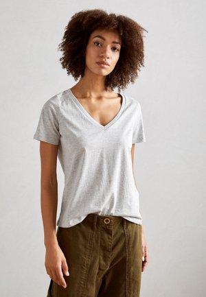 T-shirt basic - mottled grey