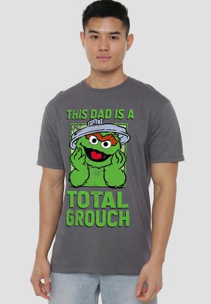 SESAME STREET FATHER'S DAY TOTAL GROUCH DAD - T-Shirt print - anthracite