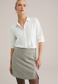 WE Fashion Fustă în formă de A - grey