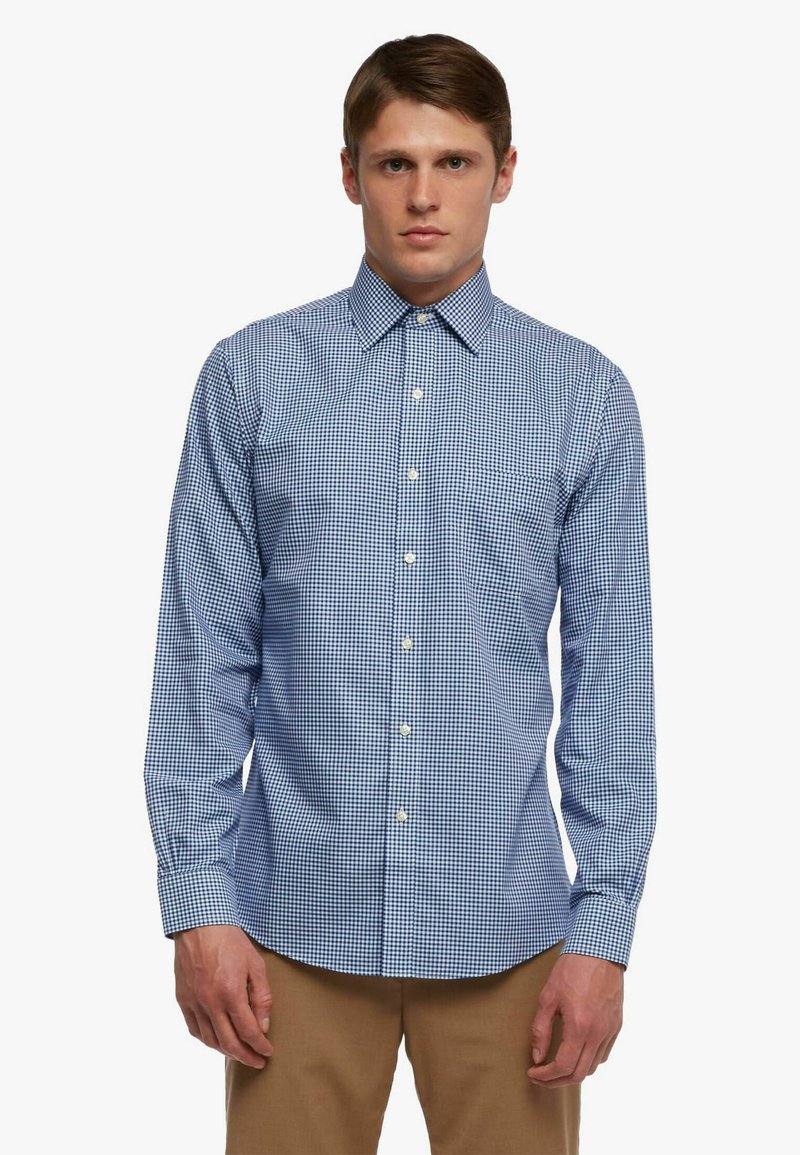 Brooks Brothers FIT NONIRON AINSLEY COLLAR DRESS Hemd blue/blau