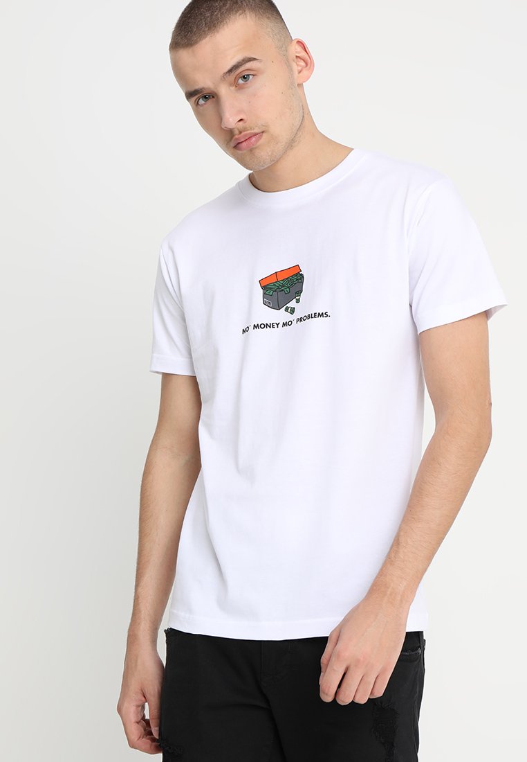 Calvin Klein Jeans STACKED BOX TEE - T-shirt con stampa - black/nero