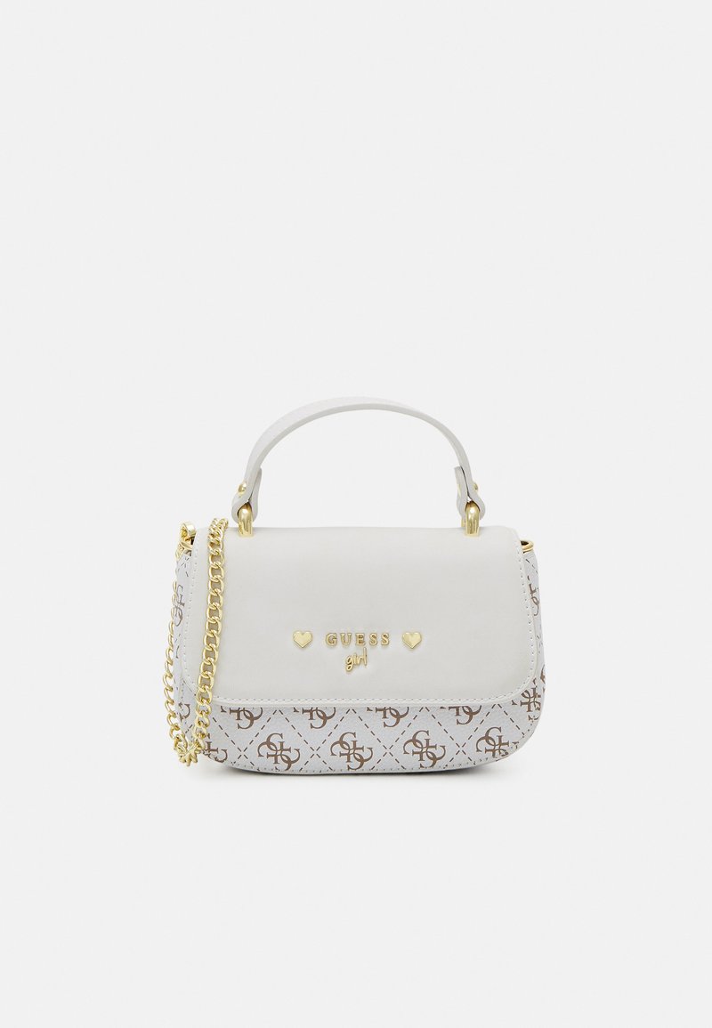 Guess CROSSBODY FLAP BAG Across body bag salt white/white Zalando
