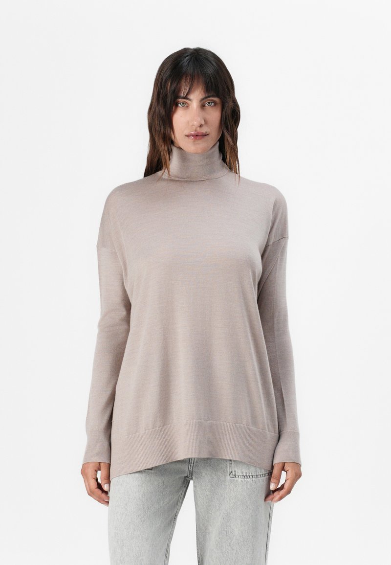 AllSaints Trui donkerroze