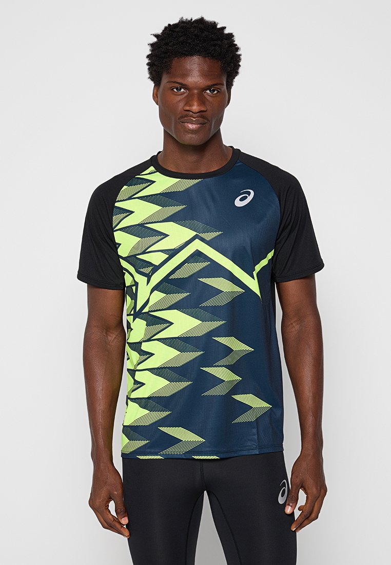 ASICS Sport T-shirt geel
