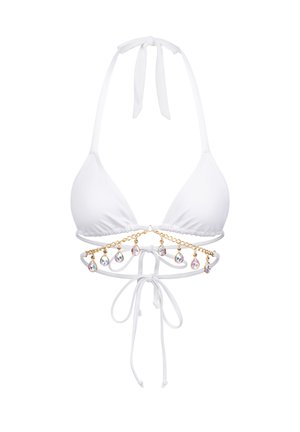 Moda Minx IRIS DROPLET  WRAP - Bikini top - white