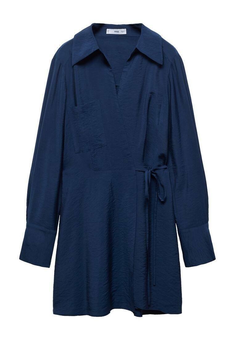 Mango Jurk donkerblauw