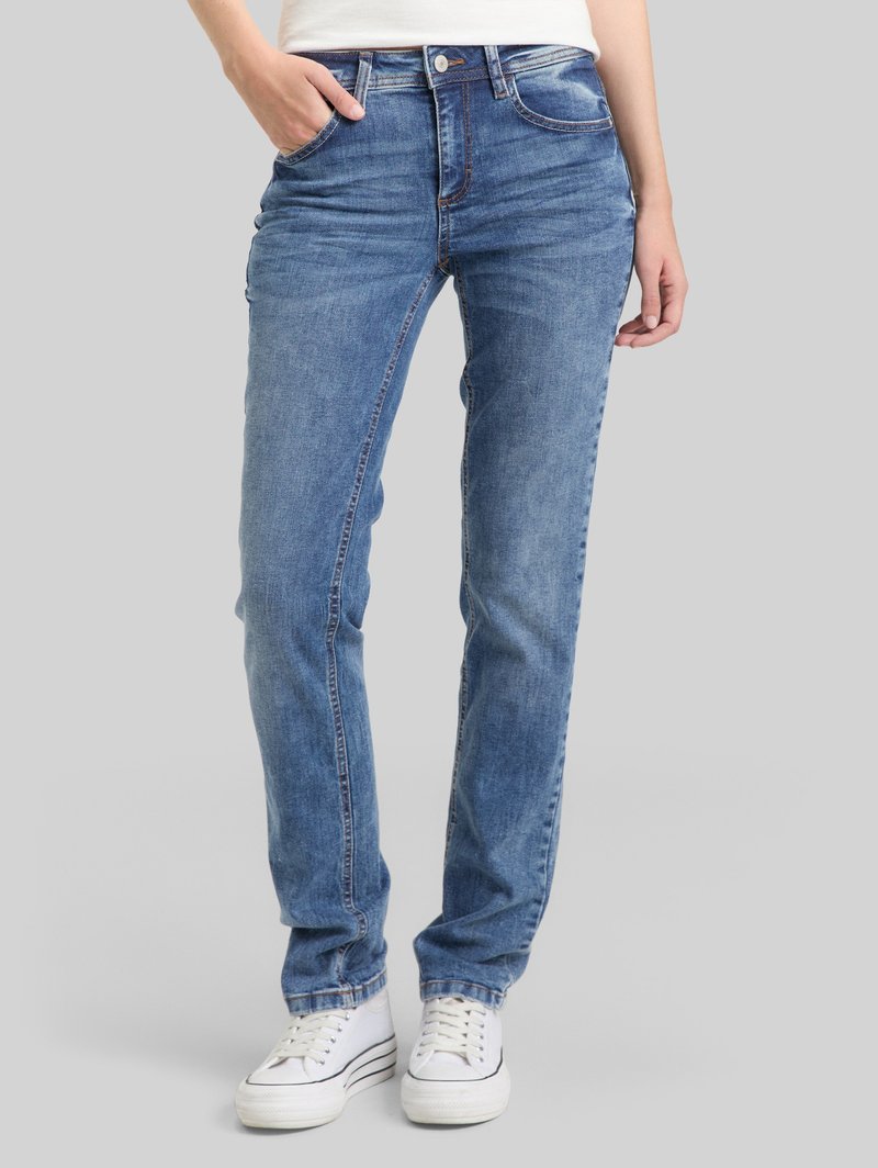 TOM TAILOR ALEXA STRAIGHT - Jeans Skinny Fit - random bleached blue denim