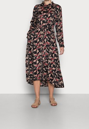 Vestido camisero - brown