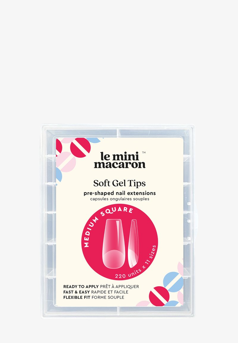 Le Mini Macaron - SOFT GEL EXTENSION TIPS - accessori per manicure - medium square, Ingrandire