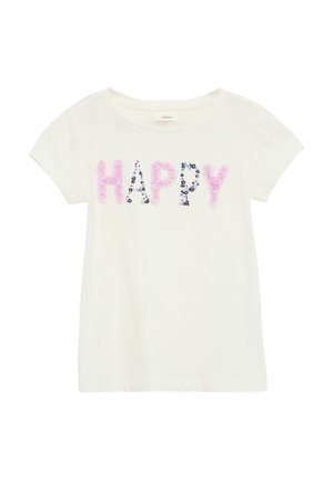 s.Oliver T-Shirt print - weiß