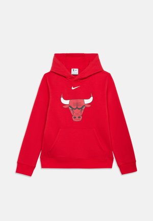NBA CHICAGO BULLS CLUB UNISEX - Pulover s kapuco - university red