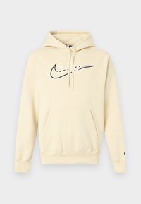 CLUB - Mikina s kapucňou - khaki/obsidian