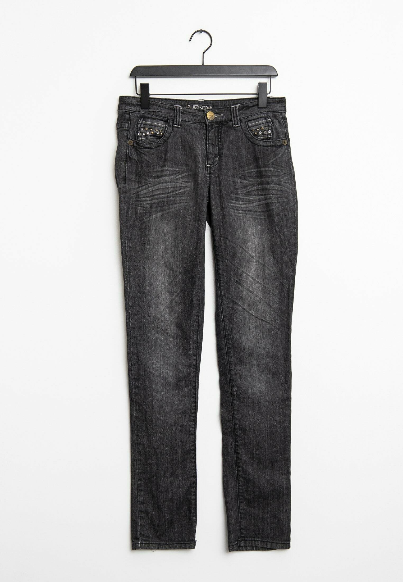 Laura Scott Straight leg jeans - grey 