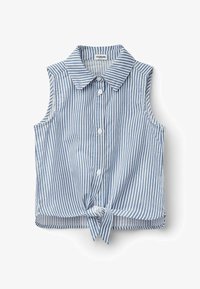 Unausgewählt, blau stampa righe bianco azzurro