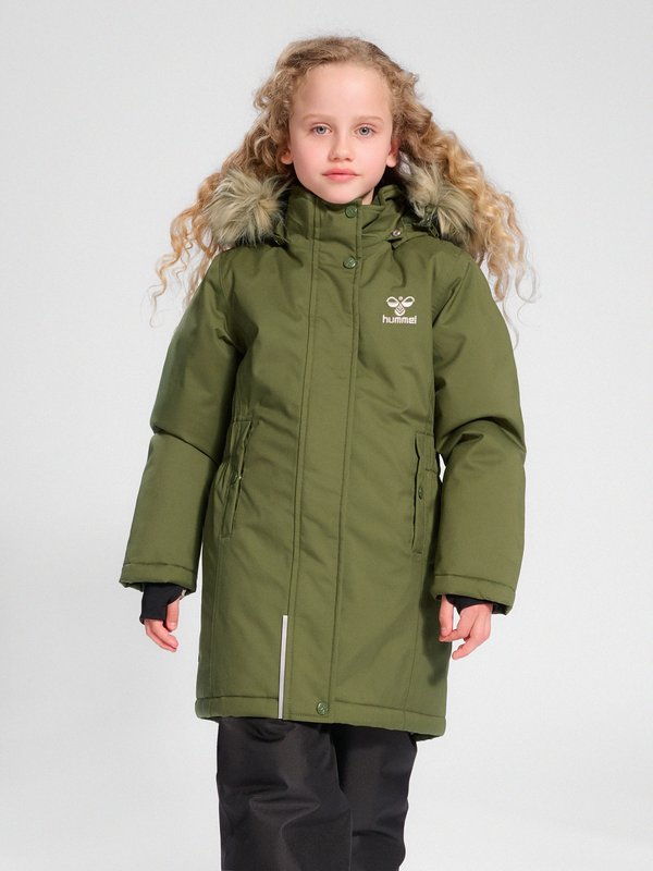 HMLALMA TEX COAT UNISEX - Skijacke - olive night