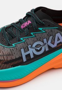 HOKA MACH X 2 - Chaussures de running sur route - black/electric aqua