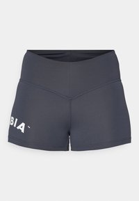 HIGH WAISTED GYM SHORTS - Legíny - grey