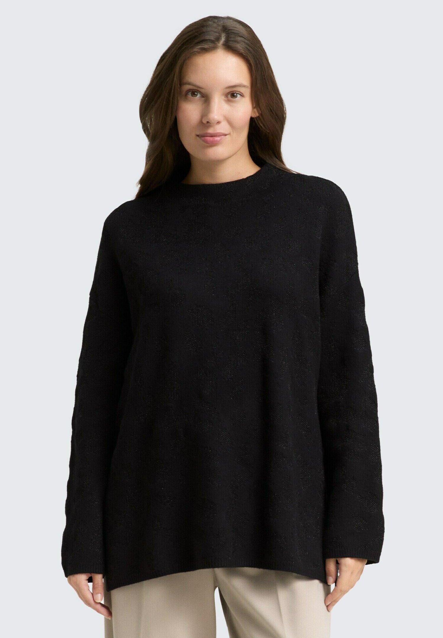 TOM TAILOR Maglione Basic Donna – Morbido Misto Cotone, Effetto Screziato, Vestibilità Regular, Be Part