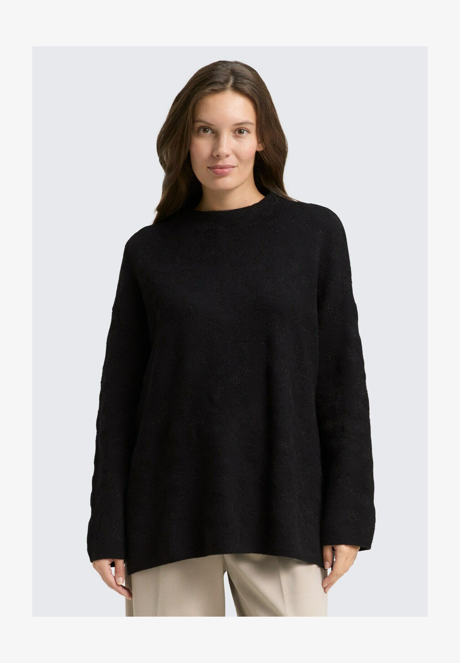TOM TAILOR Maglione Basic Donna – Morbido Misto Cotone, Effetto Screziato, Vestibilità Regular, Be Part