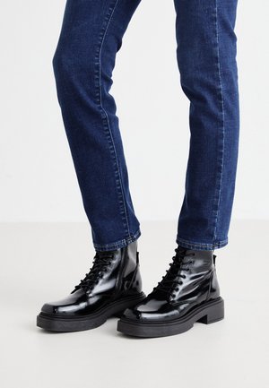 CHINEY - Platform ankle boots - black box