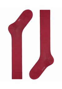 FALKE CLIMAWOOL - Kniestrümpfe - scarlet