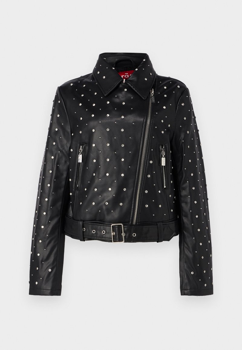 Cras Imitatieleren jas zwart Cras Imitatieleren jas zwart