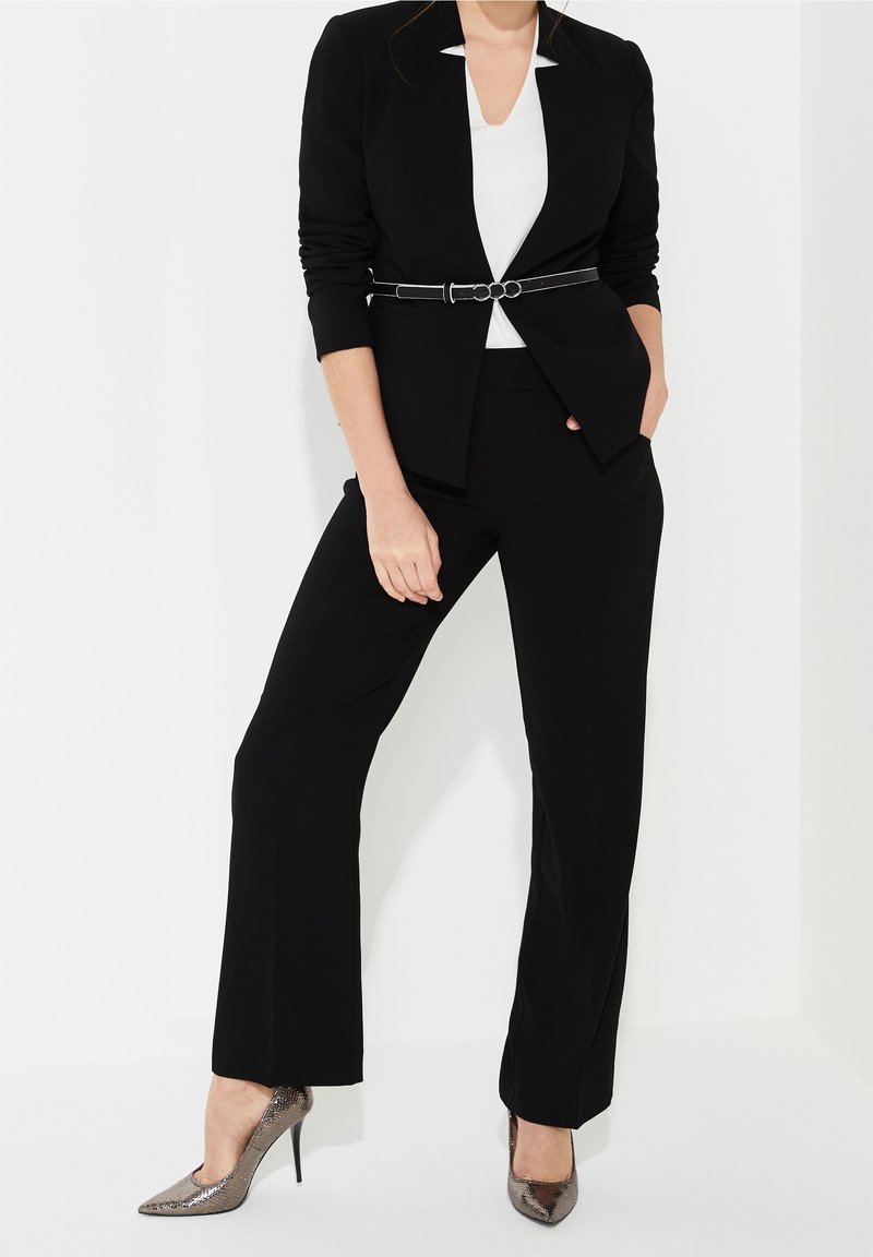 Veste Rose Femme Comma Blazer, 4487 Rose Foncé, 48 Grande Femme
