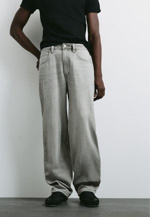 PULL&BEAR, BAGGY - JEANS - Jean baggy - dark grey