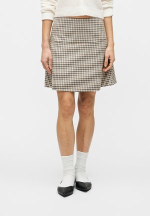 RADIMEA - sukňa v tvare A - light grey