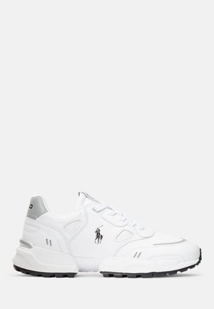 Polo Ralph Lauren JOGGER LEATHER-PANELLED TRAINER - Joggesko - white/black