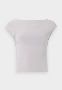 CAP SLEEVE BACKLESS - T-shirt basique - grey