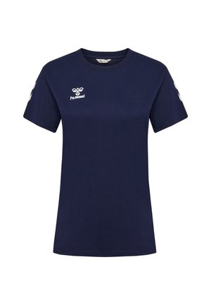 LGO 2.0 CHEVRON S/S  - T-shirts print - marine