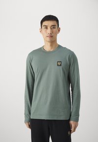 Belstaff LONG SLEEVE - Long sleeved top - mineral green