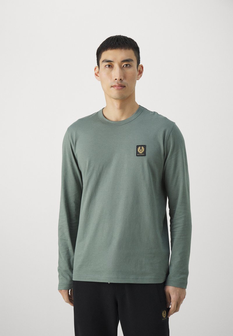 Belstaff LONG SLEEVE - Long sleeved top - mineral green