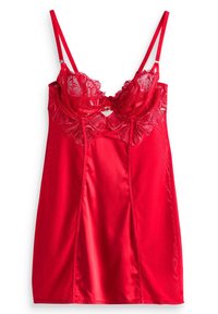 Lipsy LIPSY RED EMBROIDERED CUPPED SLIP - Alakformáló ruházat - red