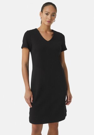 comma MIT V-AUSSCHNITT - Freizeitkleid - schwarz