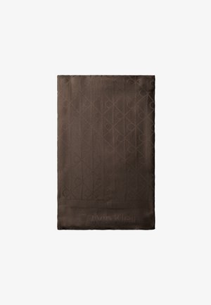 Calvin Klein, EMBLEM GLOSSY TONAL - Sciarpa - dark brown
