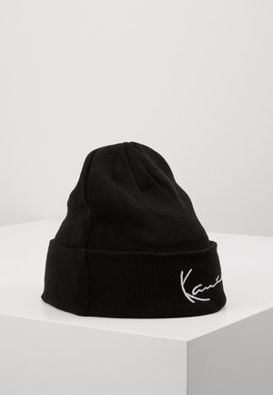 SIGNATURE BEANIE - Beanie - black