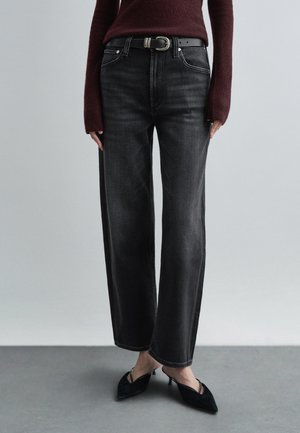 PALMA STRAIGHT - Sirgete säärtega teksad - washed black